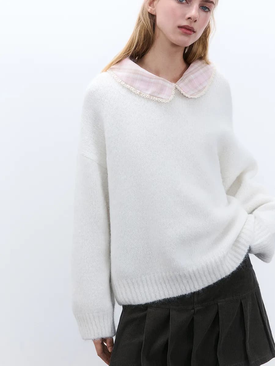 Джемпер oversize вязаный