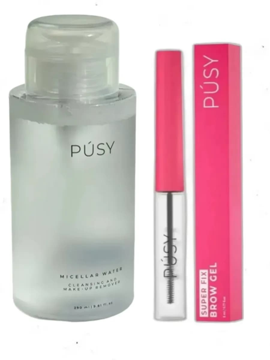 Набор мицеллярная вода для лица+гель для бровей