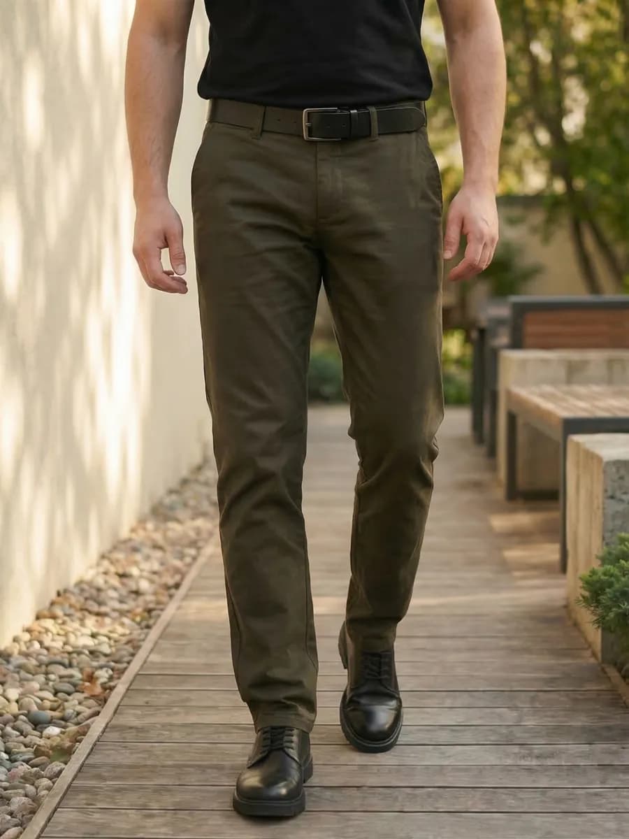 Брюки мужские классические прямые - фото 1