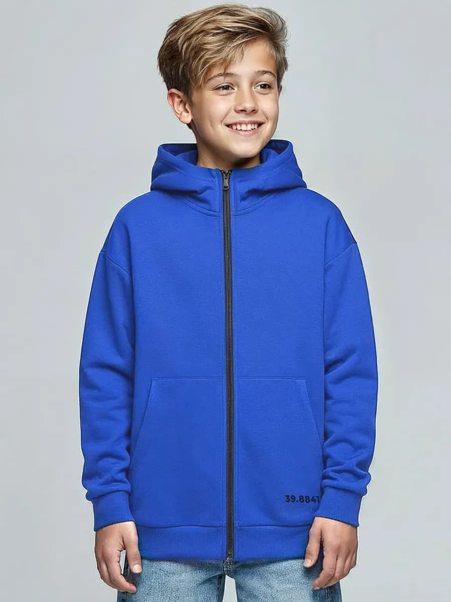 Толстовка на молнии с капюшоном