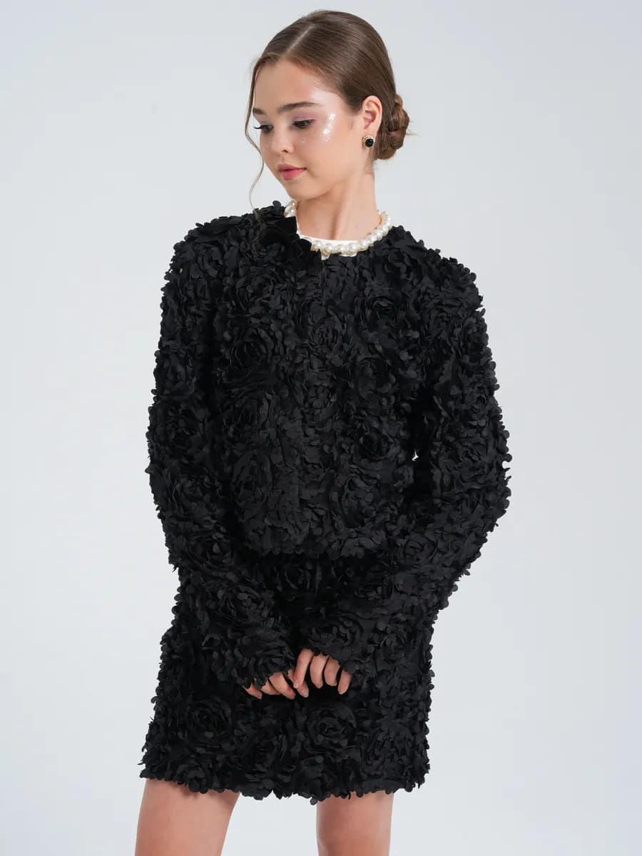 Жакет нарядный для девочки подростка - фото 1