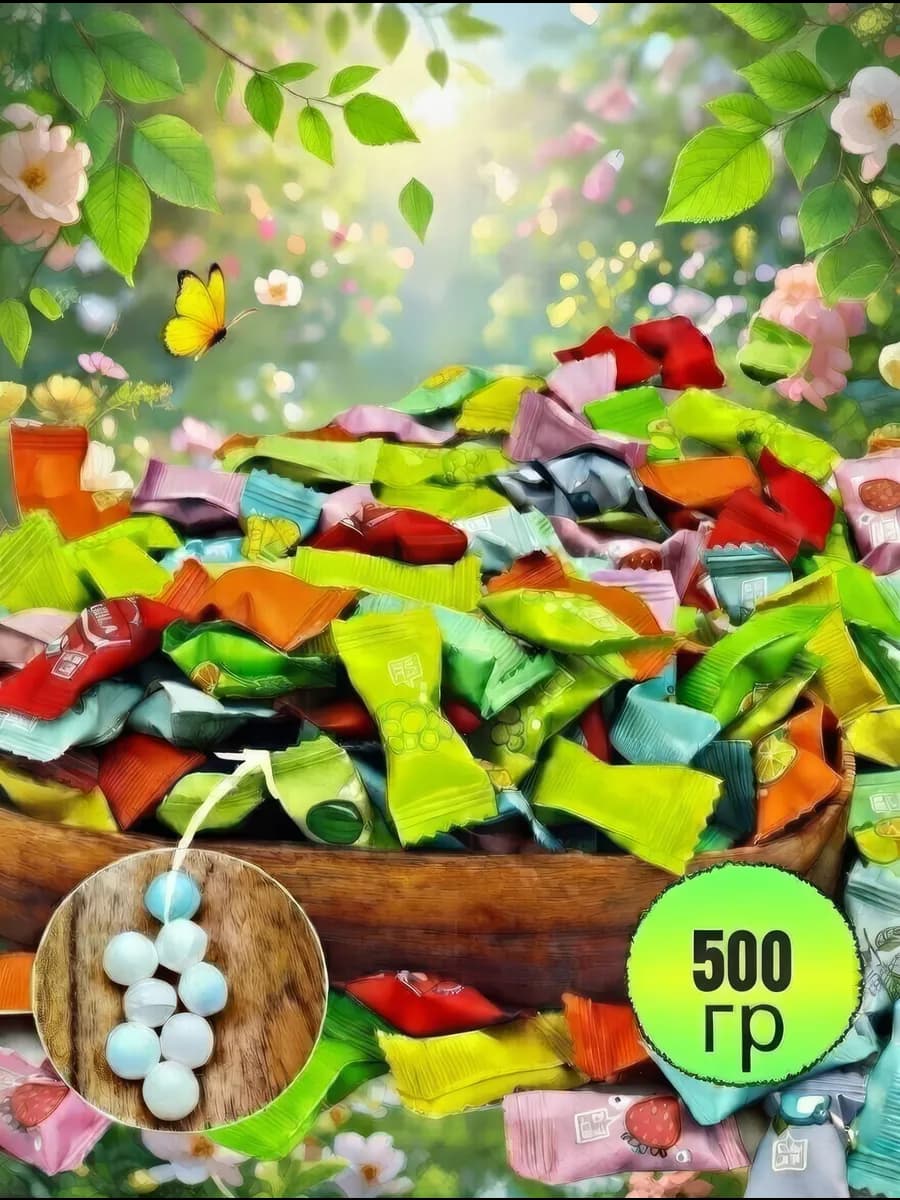 Конфеты освежающие драже 500гр с витамином С