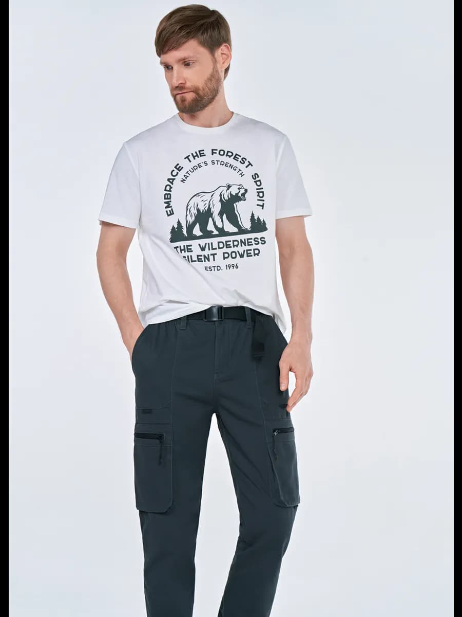 Футболка белая из джерси