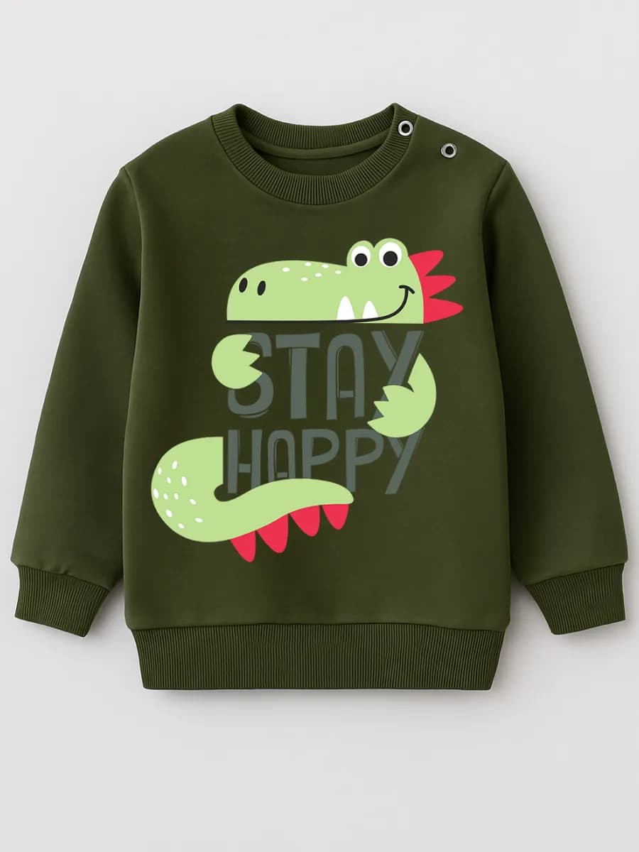 Свитшот детский с принтом из футера