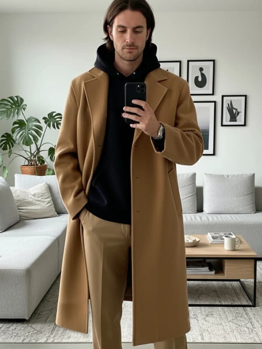 Пальто демисезонное оверсайз