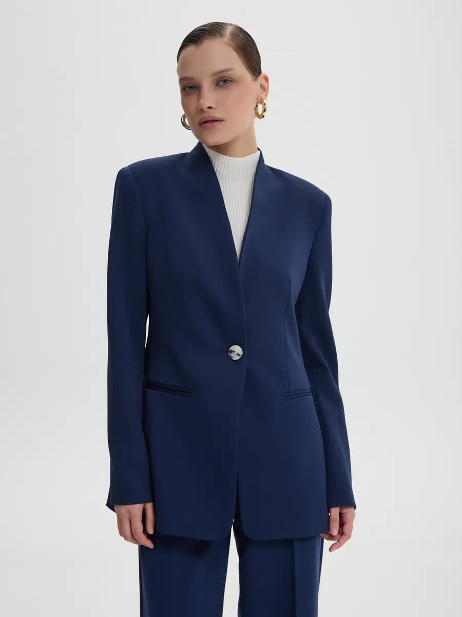 Пиджак жакет женский приталенный