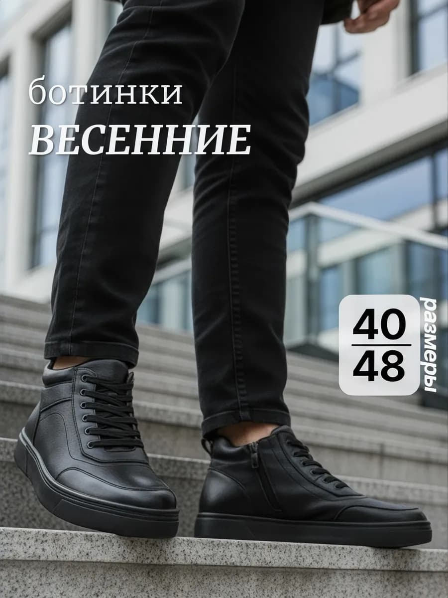 Ботинки мужские демисезонные
