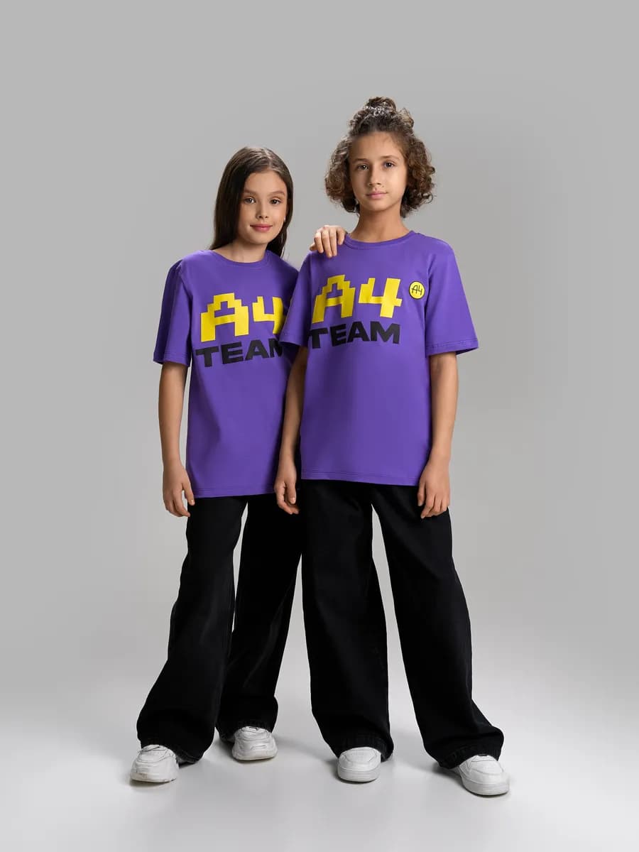 Футболка для девочки и мальчика оверсайз