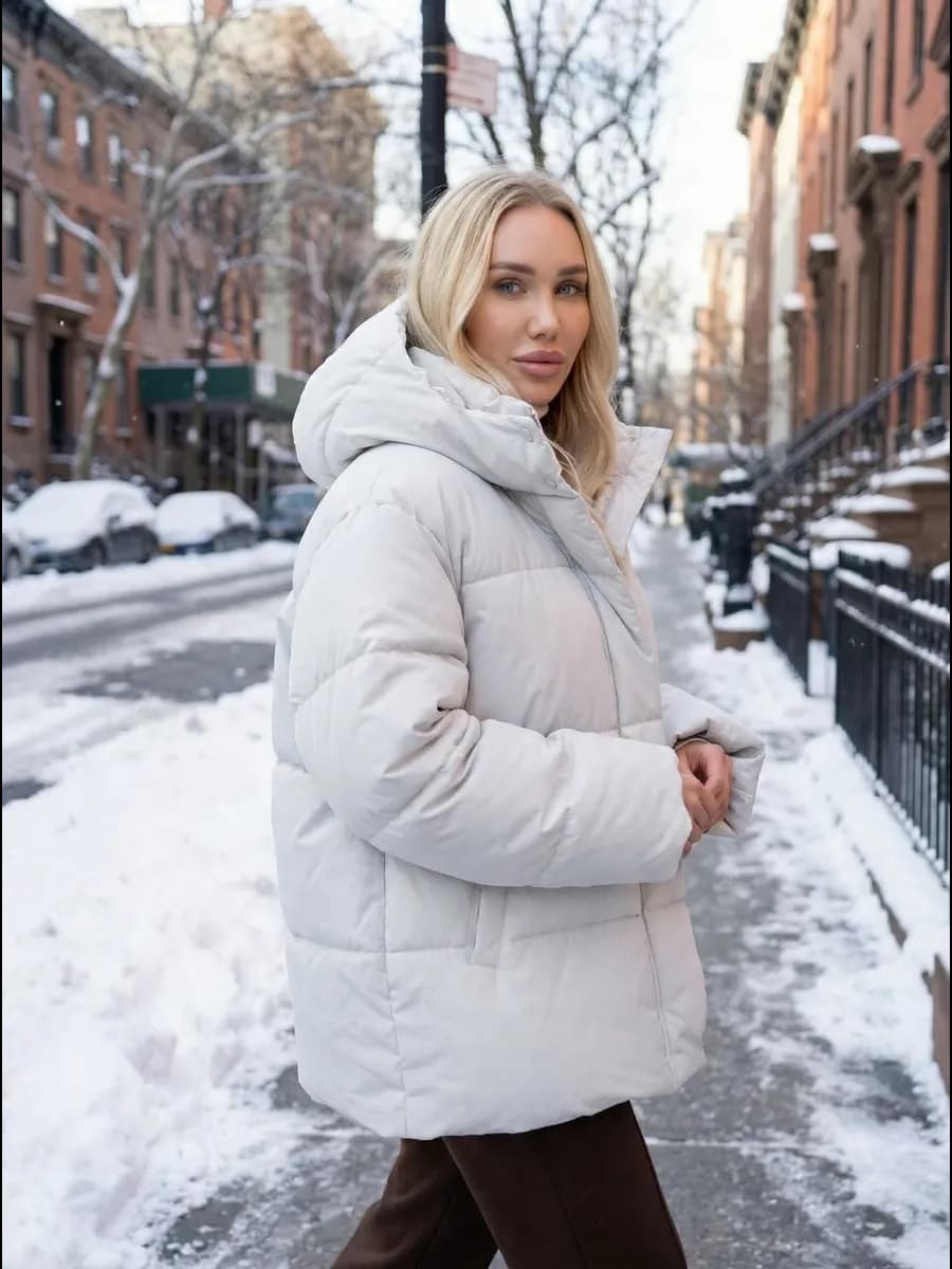 Куртка удлиненная оверсайз