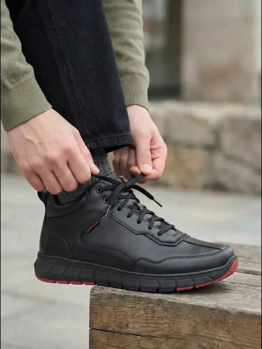 Кроссовки мужские зимние с мехом высокие