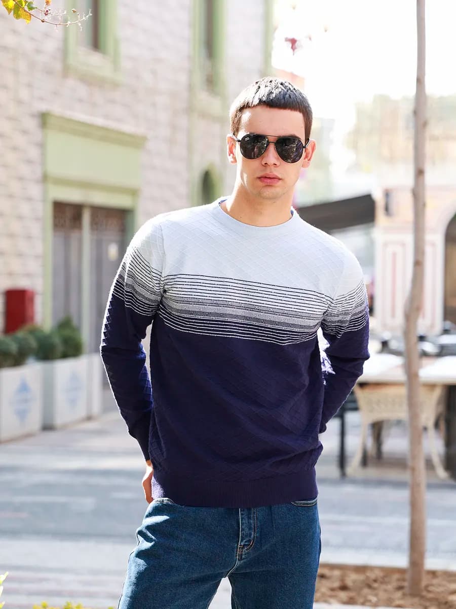 Джемпер вязаный