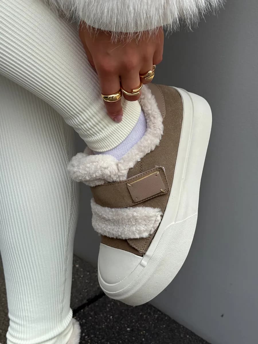 Угги замшевые зимние с мехом