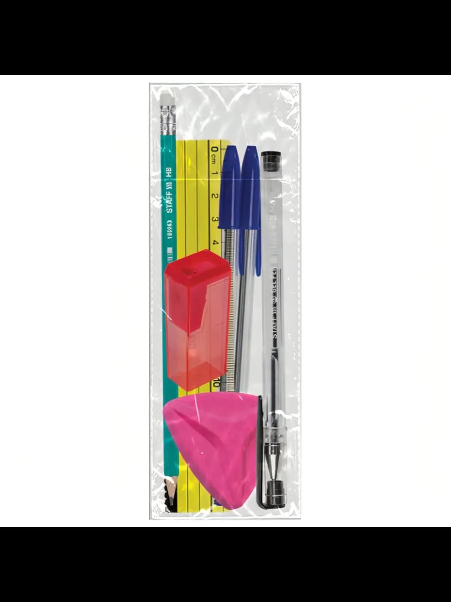 Набор школьно-письменных принадлежностей из 7 предметов