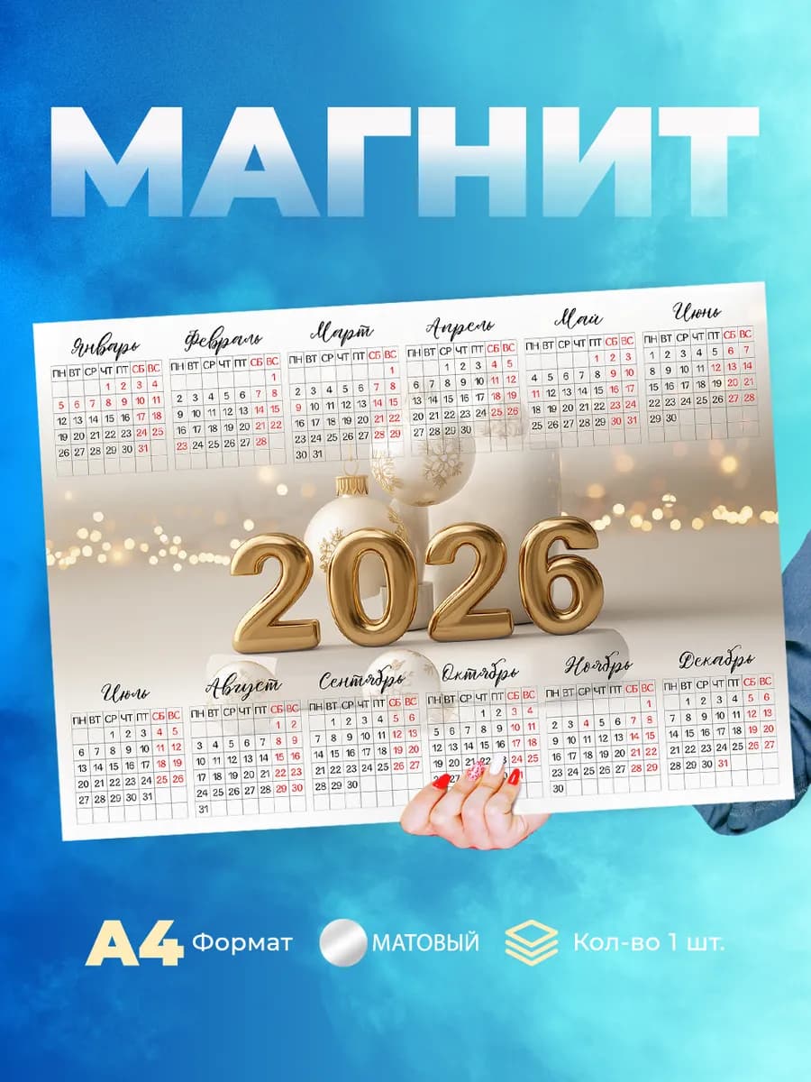Календарь 2026 магнит символ года