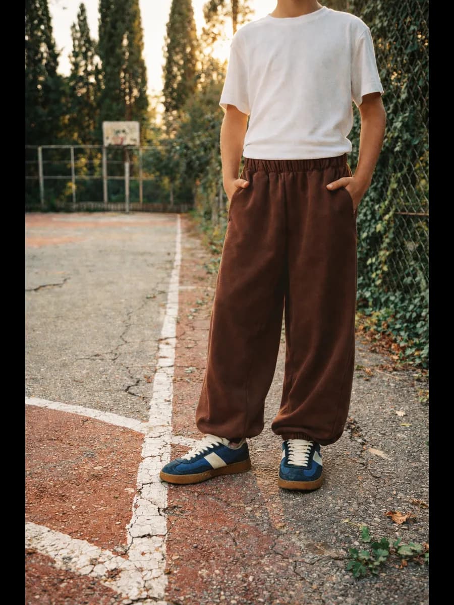 Брюки детские широкие бананы