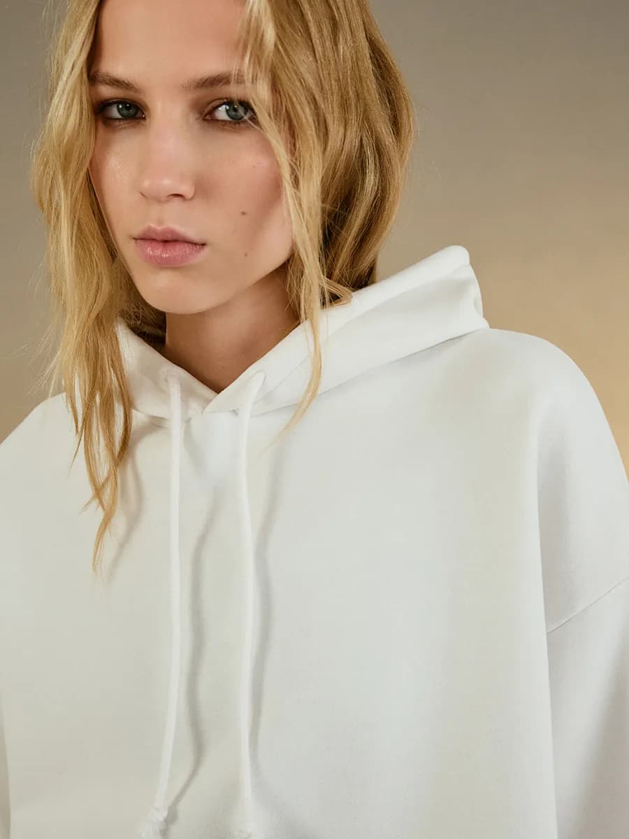 Худи оверсайз утепленная с начесом с капюшоном