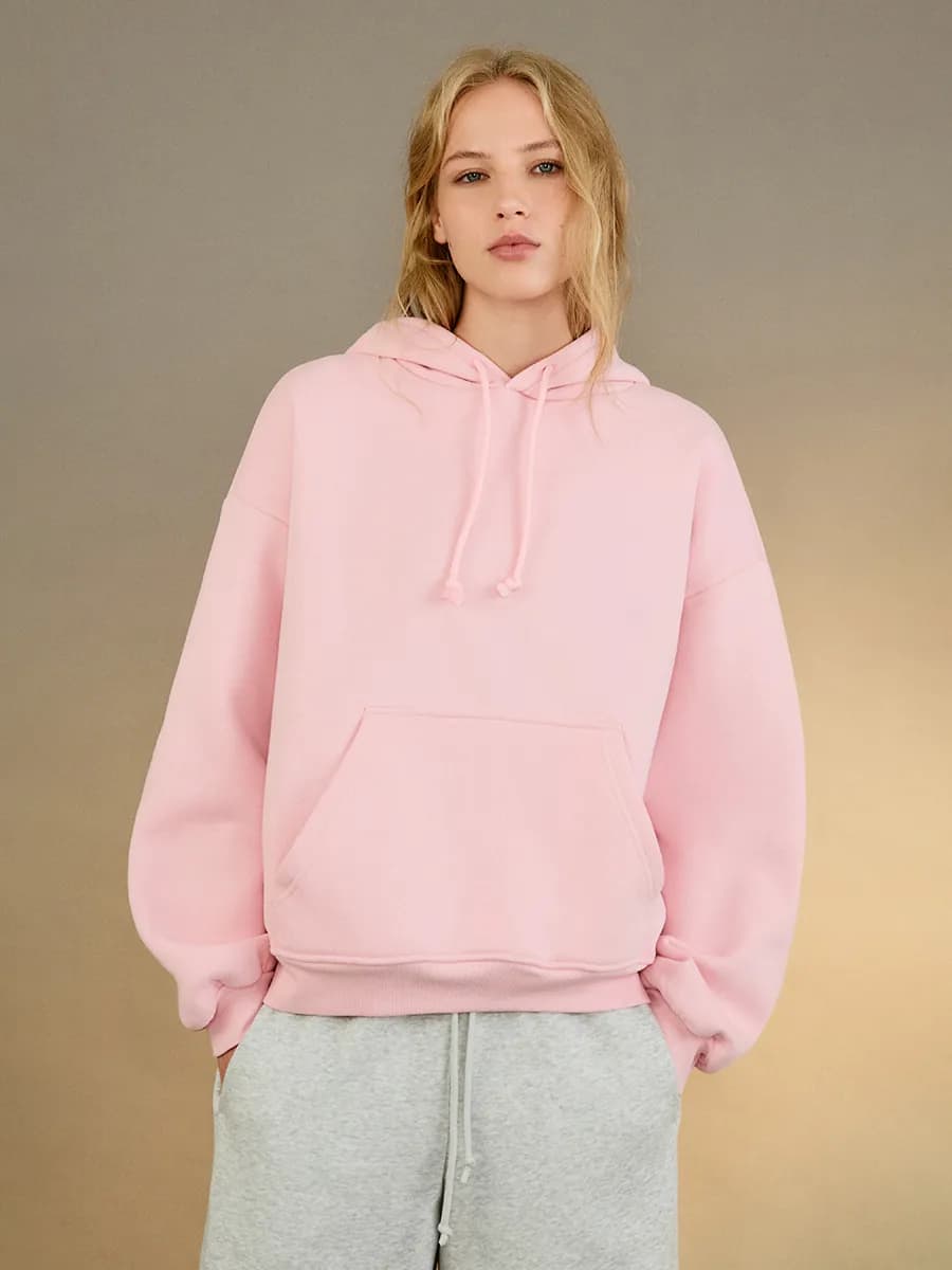 Худи оверсайз утепленная с капюшоном