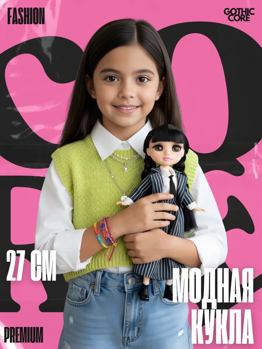Кукла для девочки Венди Gothic Core 27 см