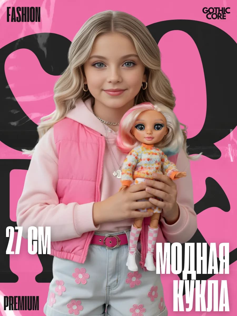 Кукла для девочки Энид Gothic Core 27 см - фото 1