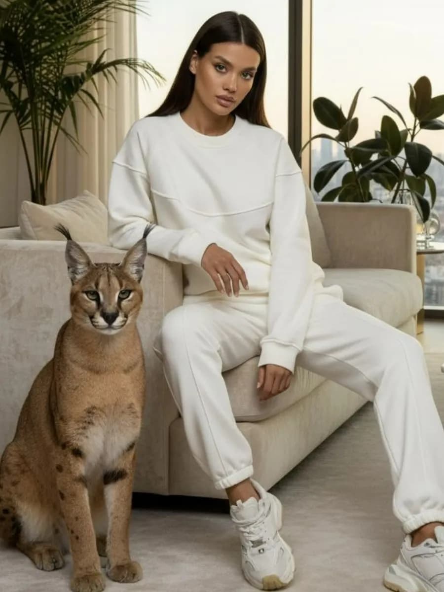 Спортивный костюм демисезонный брючный комплект с джоггерами - фото 1