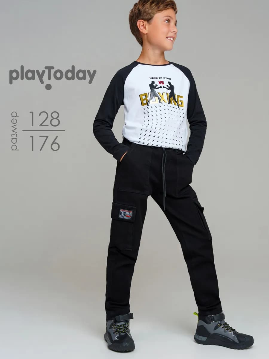 Джинсы с микроначесом