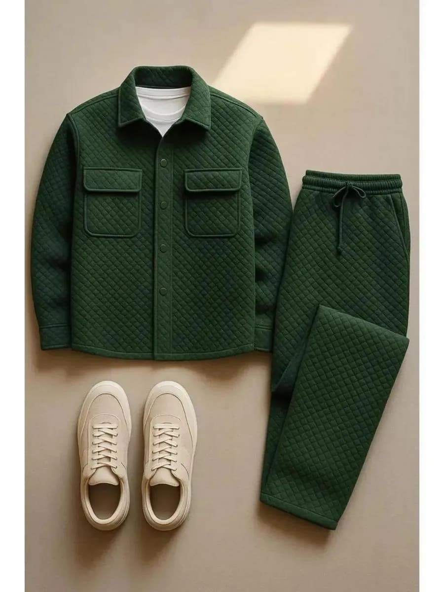 Костюм с рубашкой тёплый