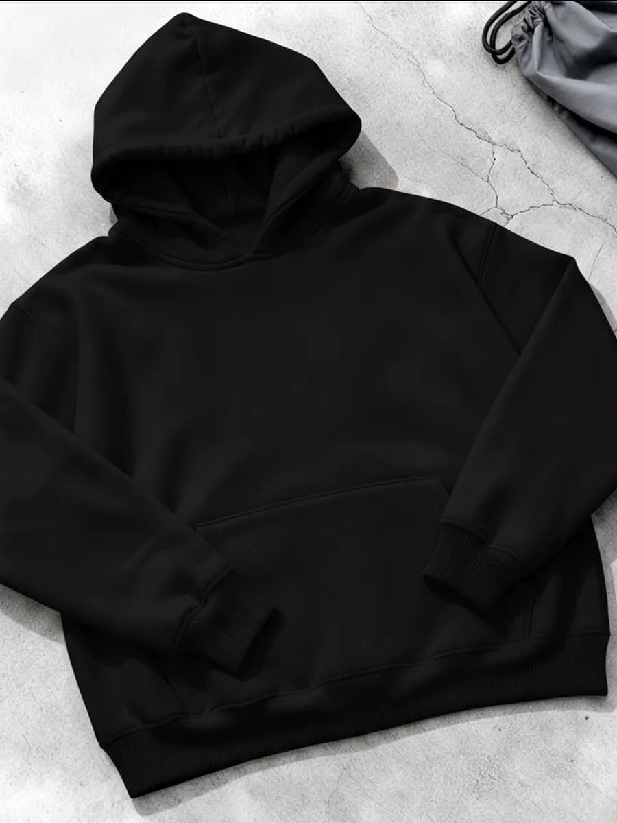 Худи оверсайз с капюшоном толстовка с начесом