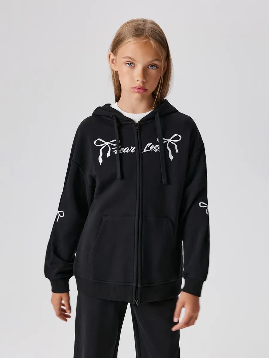 Худи без начеса с капюшоном