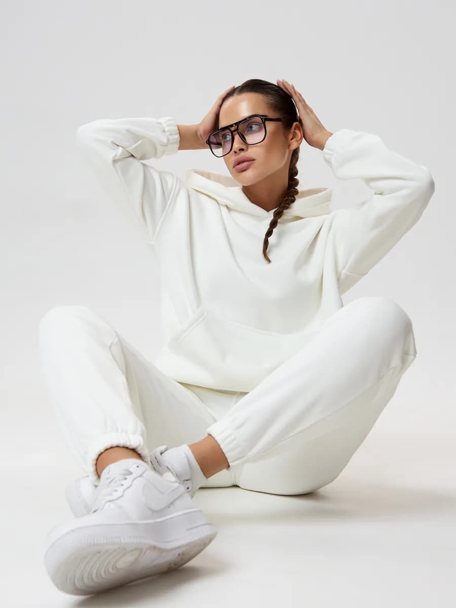 Спортивный костюм теплый больших размеров новогодний