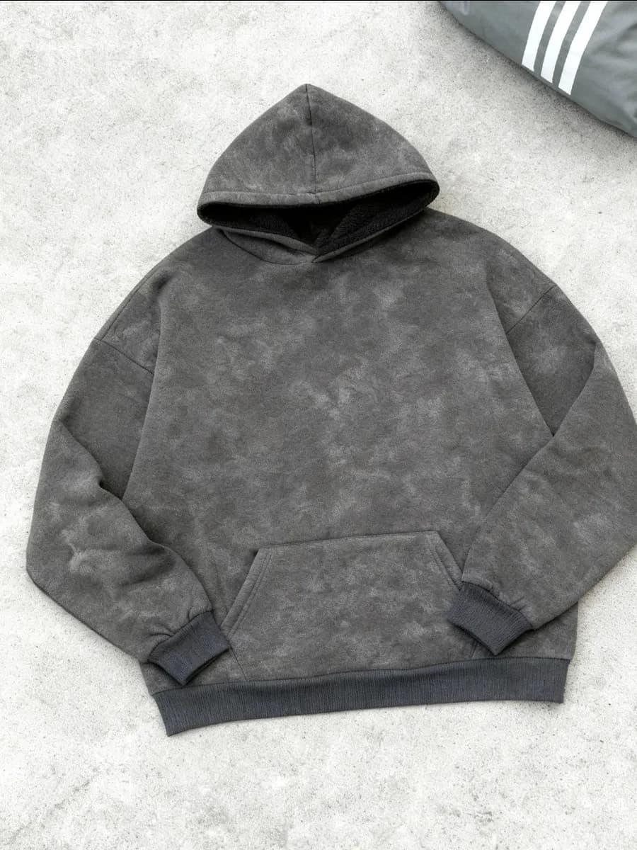 Худи оверсайз с капюшоном и начесом Teddy - фото 1