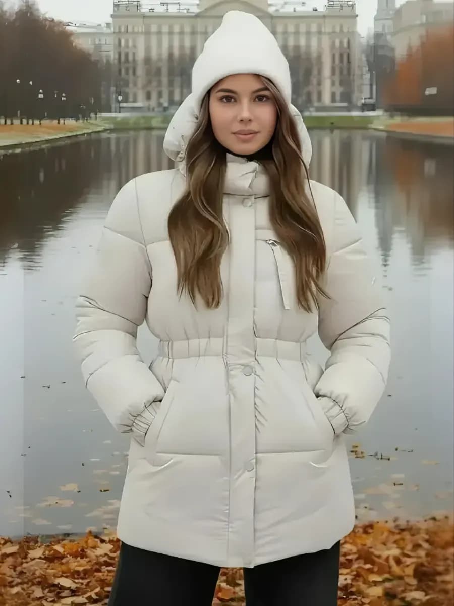 Куртка демисезонная удлиненная