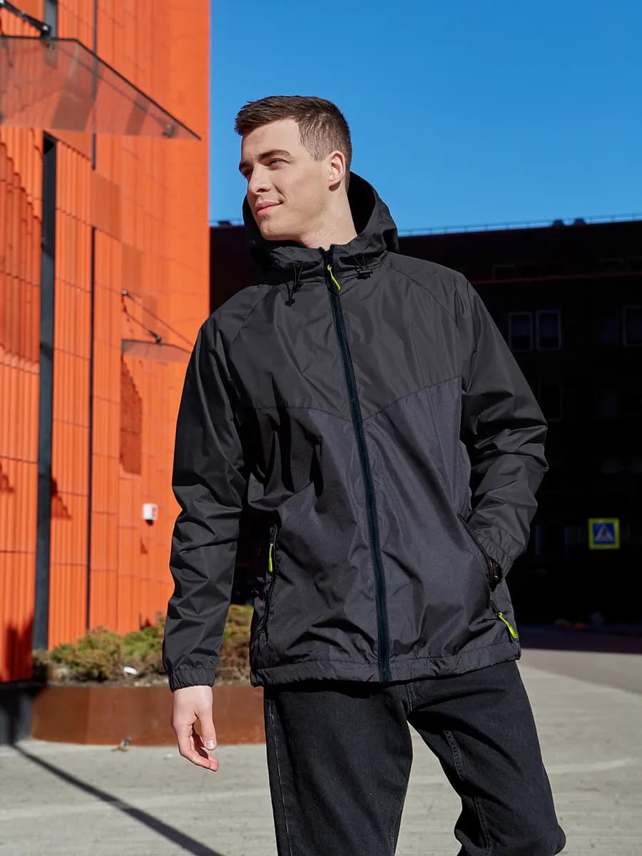 Ветровка куртка демисезонная с капюшоном