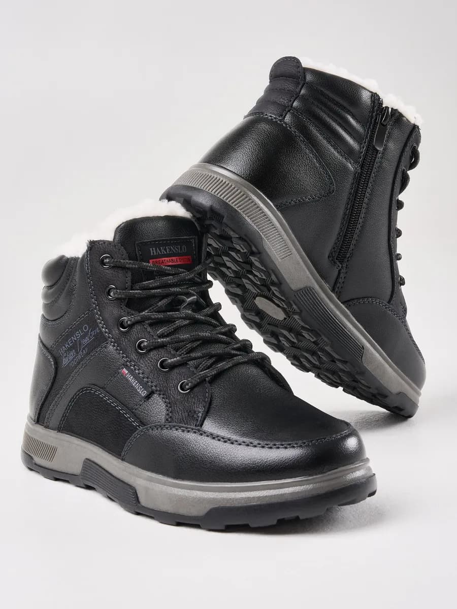 Ботинки с мехом для мальчика