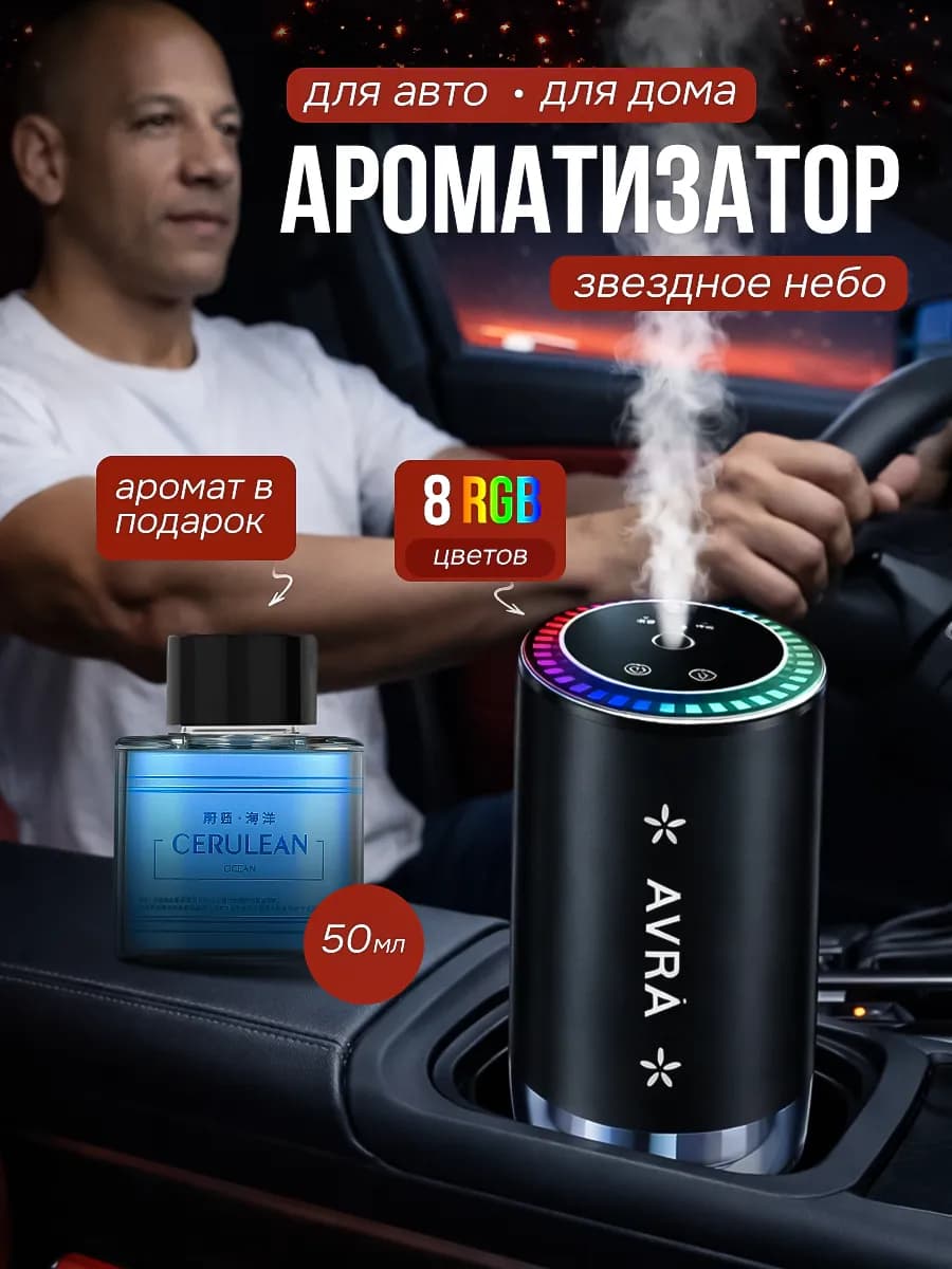 Ароматизатор в машину подарочный набор автопарфюм