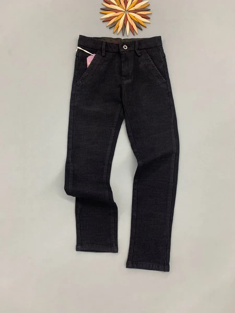 Джинсы школьные черный для мальчиков