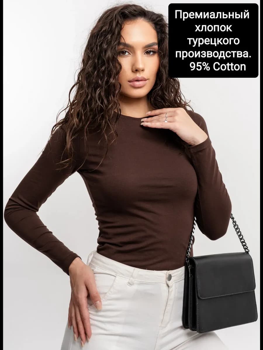 Лонгслив облегающий Skims