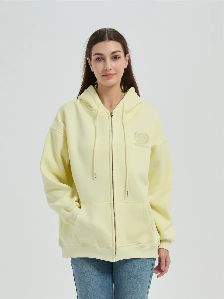 толстовка флисовый оверсайз с капюшоном