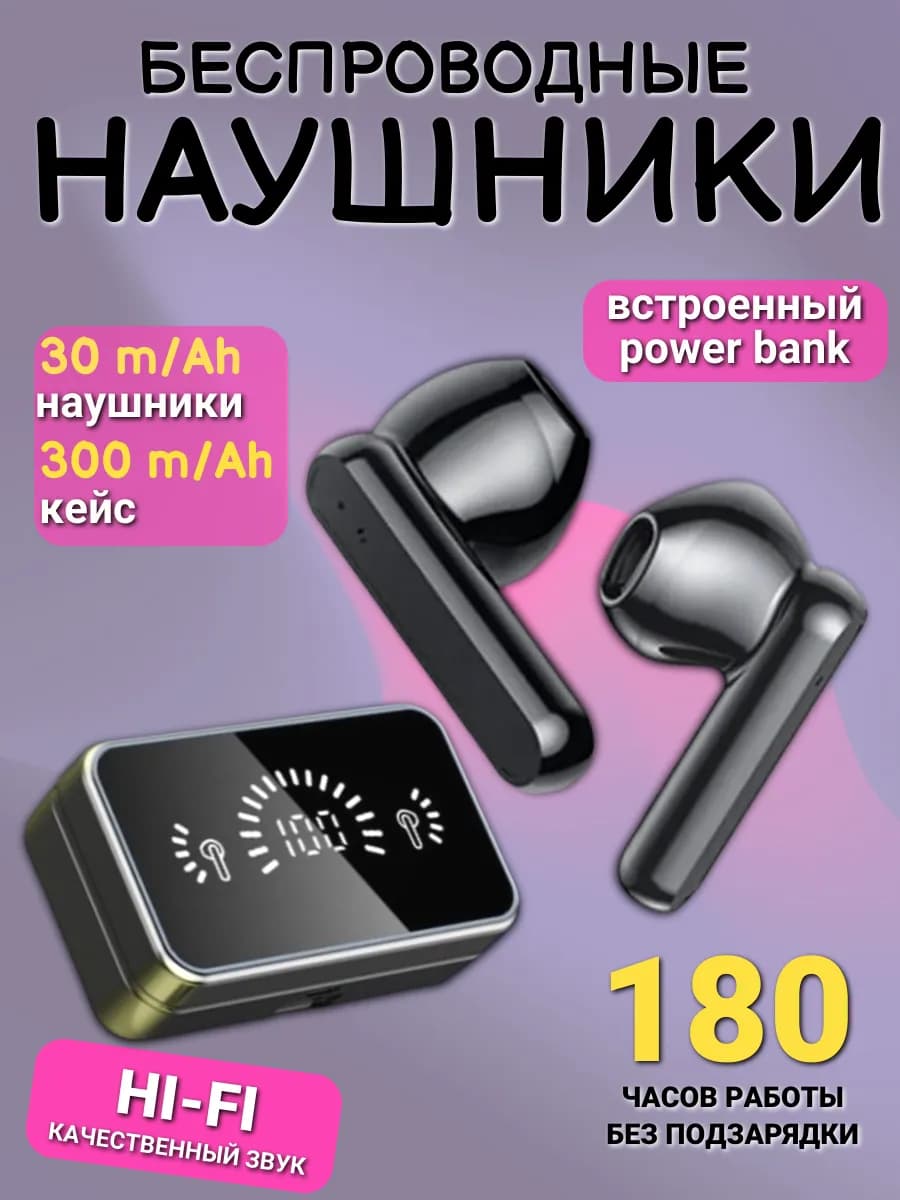 Наушники беспроводные спортивные для iPhone и Андроид S20