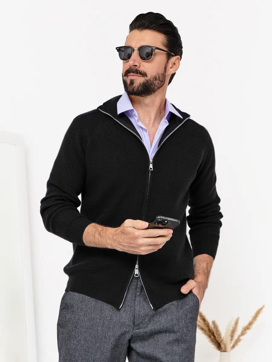 Кардиган на молнии - фото 1