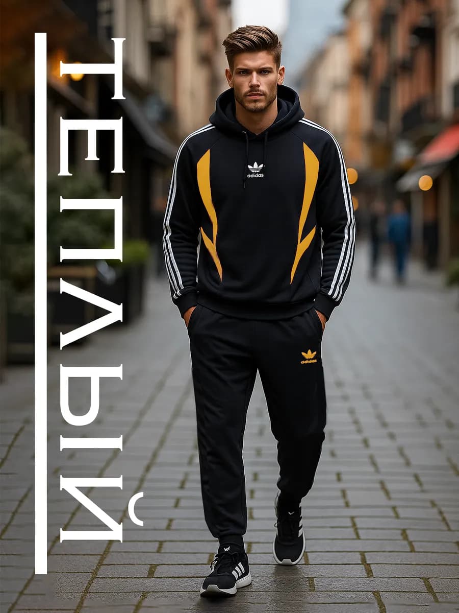 Спортивный костюм теплый зимний с начесом