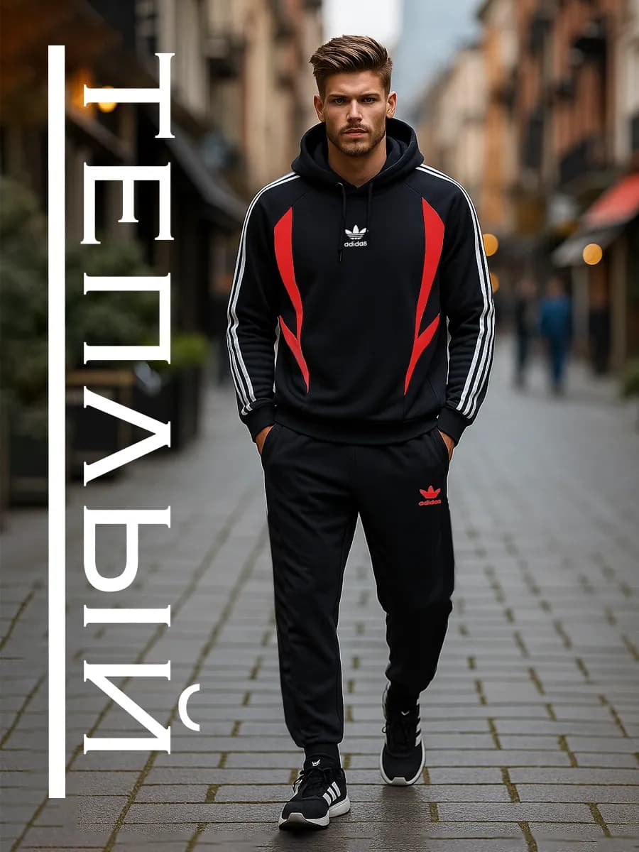 Спортивный костюм теплый зимний с начесом