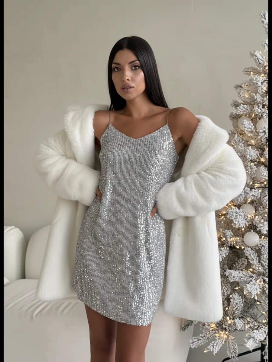 Платье вечернее нарядное с открытой спиной