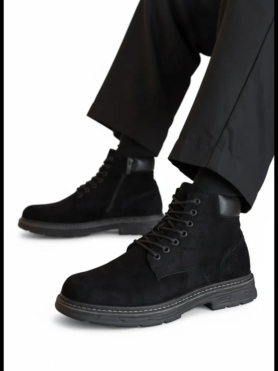 Ботинки зимние мужские - фото 1