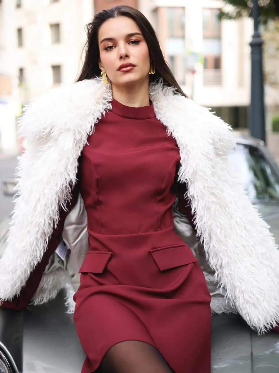 Платье нарядное мини вечернее - фото 1