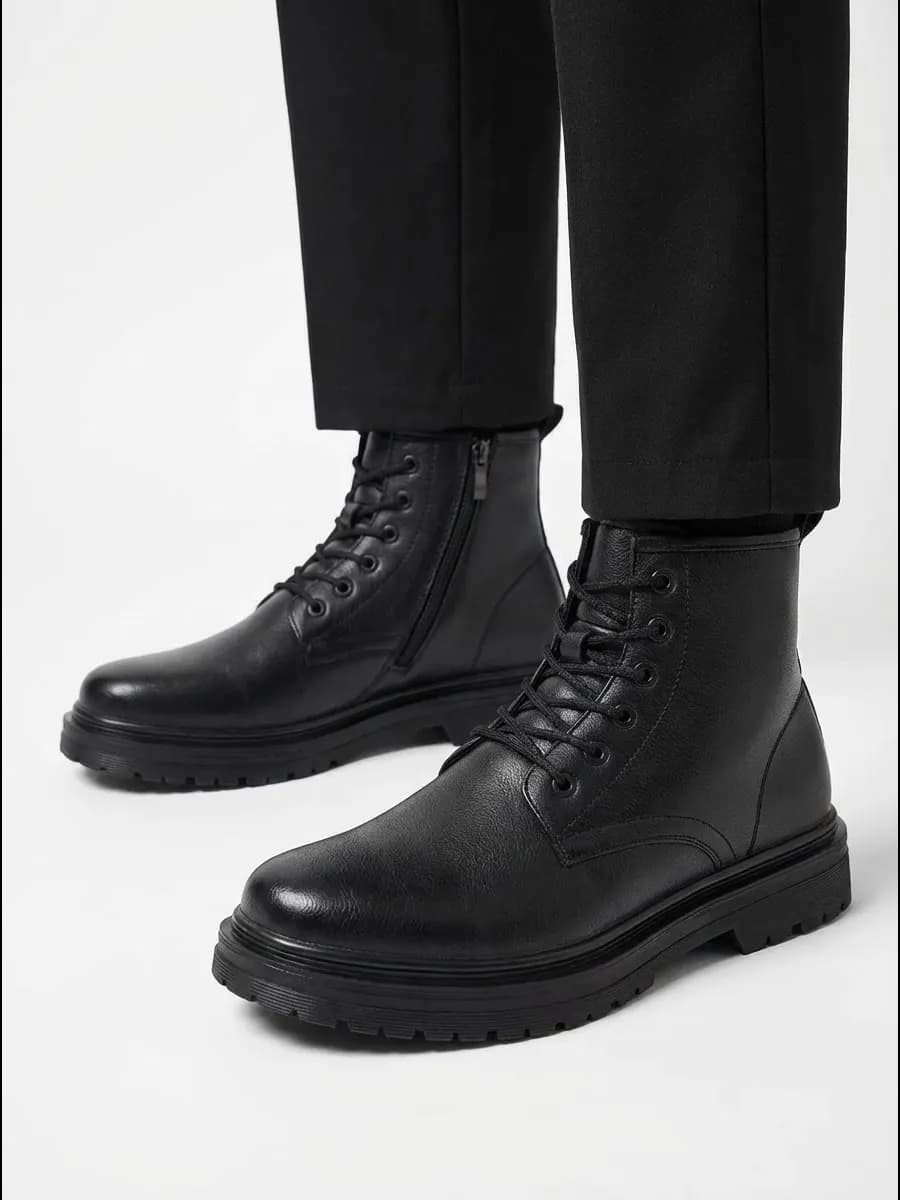 Ботинки зимние мужские - фото 1