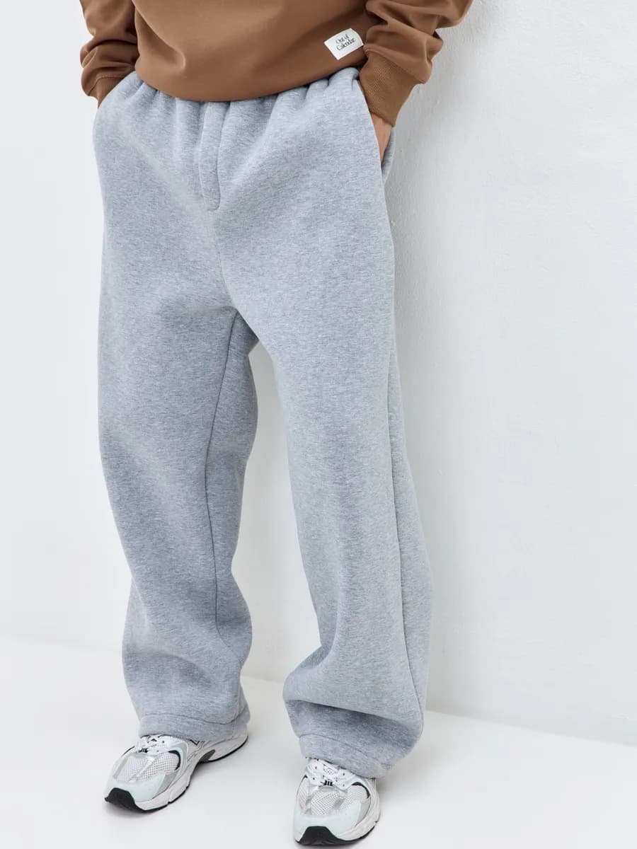 Спортивные штаны оверсайз зимние