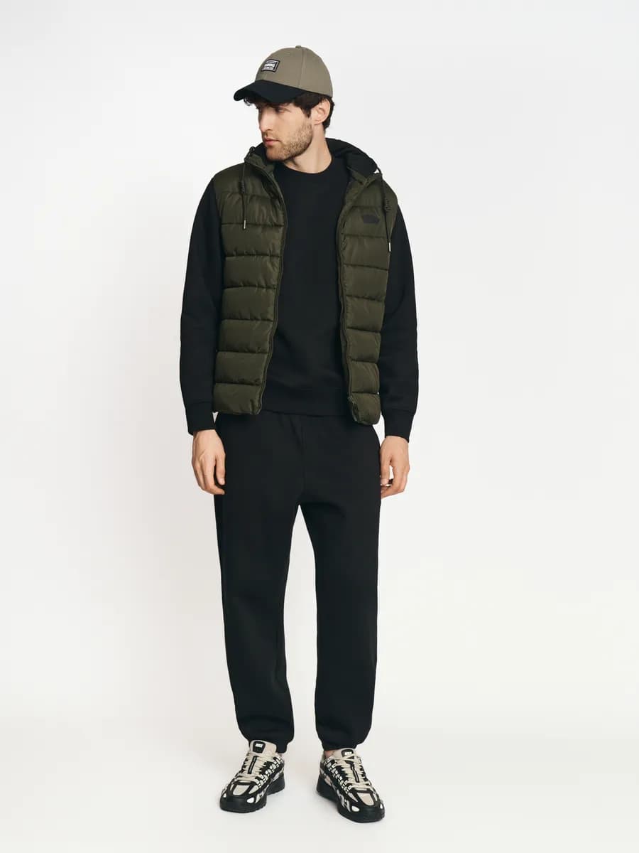 Мужские брюки-джоггеры с начёсом - фото 1