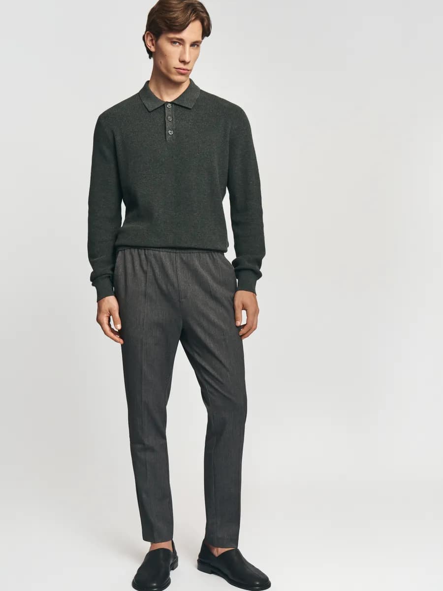 Мужские брюки Tapered на резинке