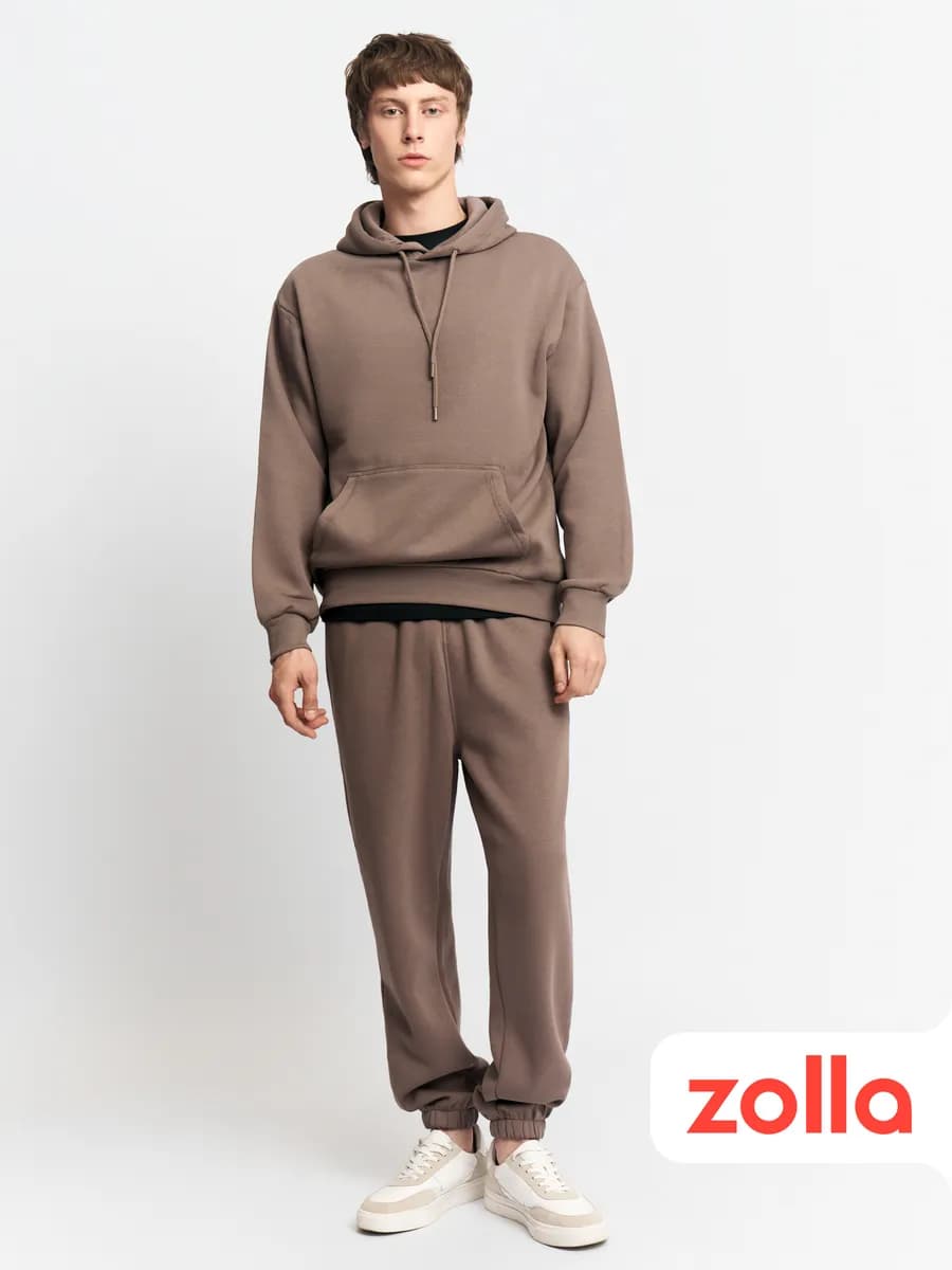 Мужские брюки-джоггеры с начёсом