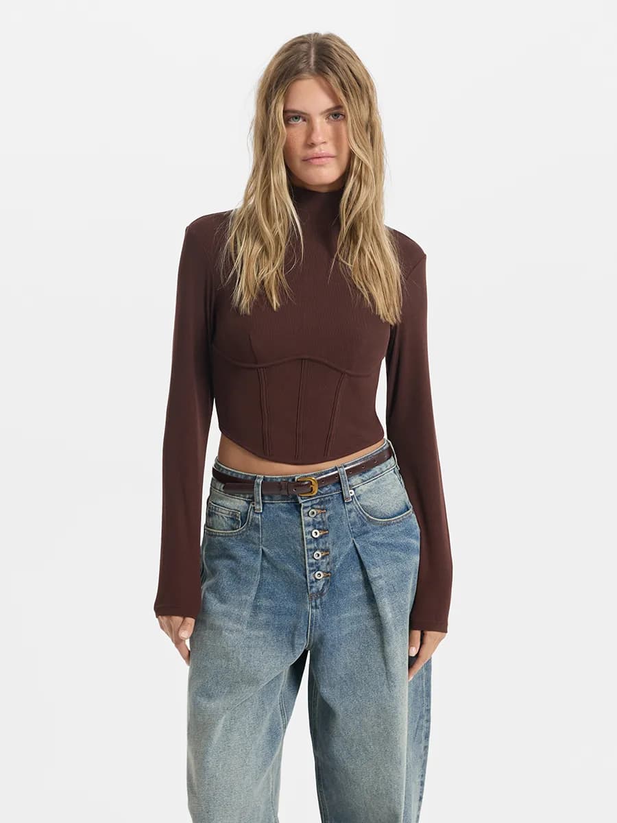 Укороченная водолазка - фото 1